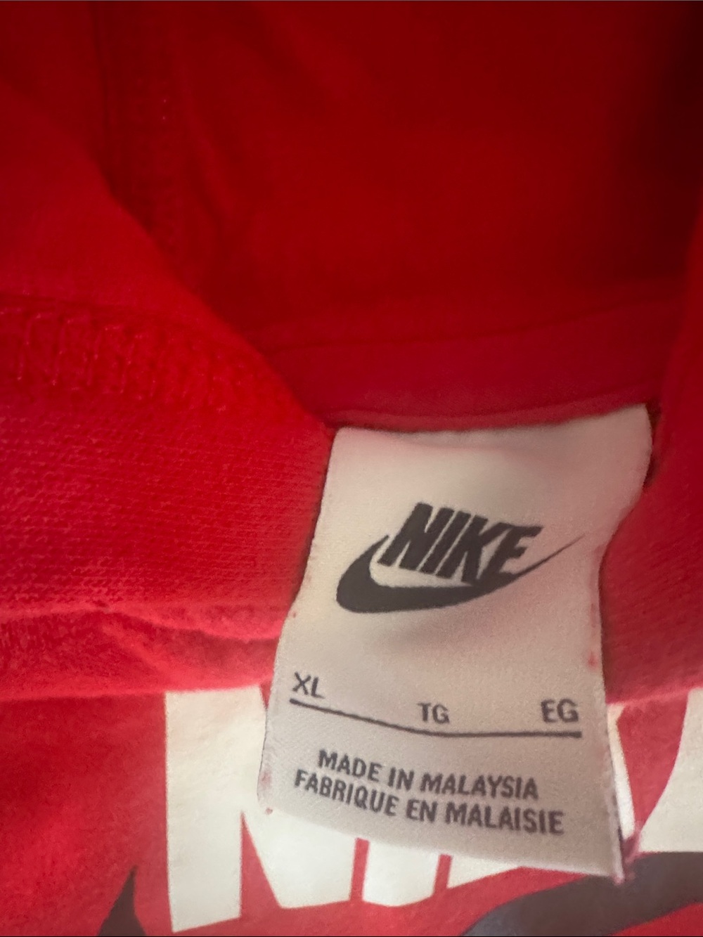 Nike Red Hoodie with Black Joggers - Kids Athletic Set size XL, EUC! - Picture 4 of 8